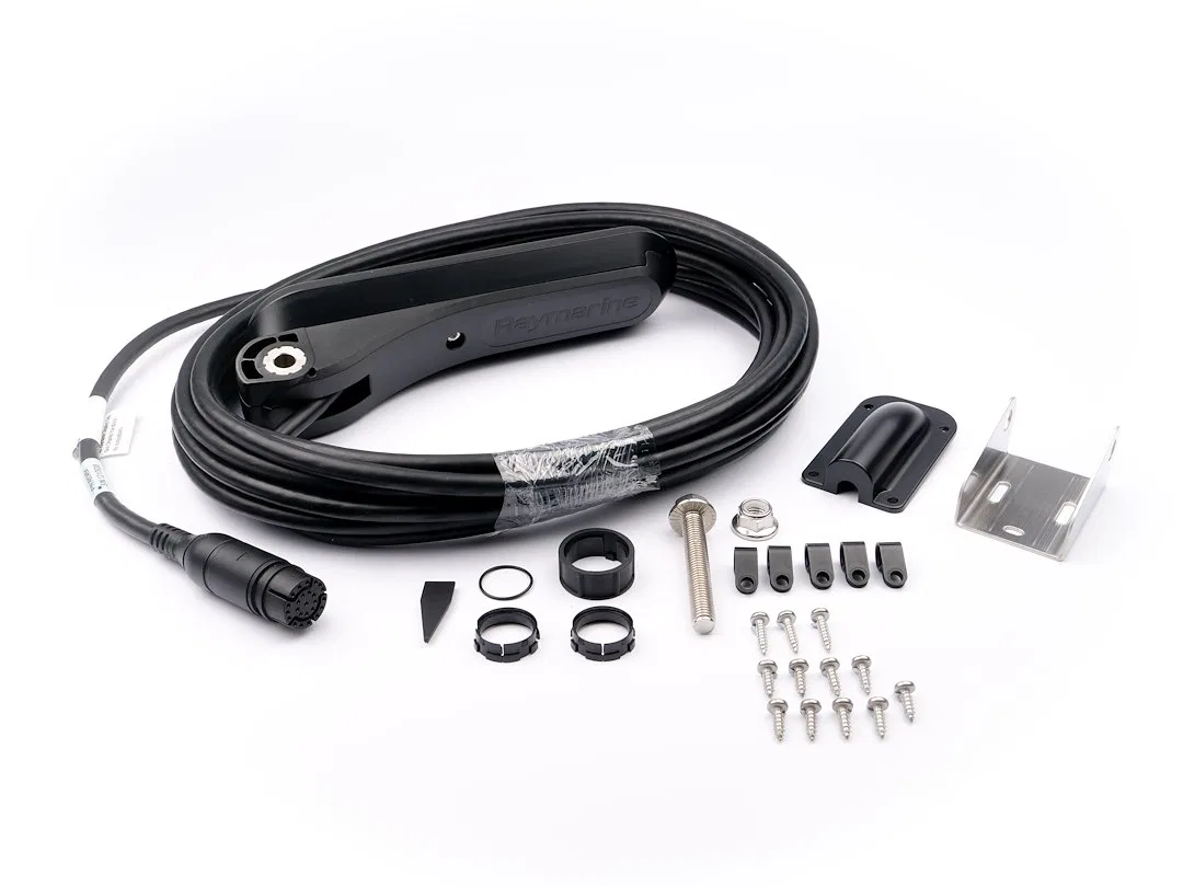A80464 – RAYMARINE Transducer, Transom Mount 26 Foot Length Extension Cable With DownVision™/ SideVision™/ High Frequ...